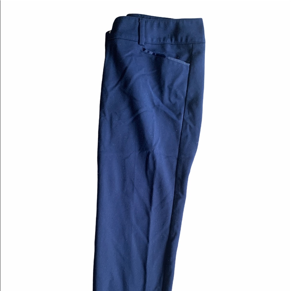 Navy crop pants